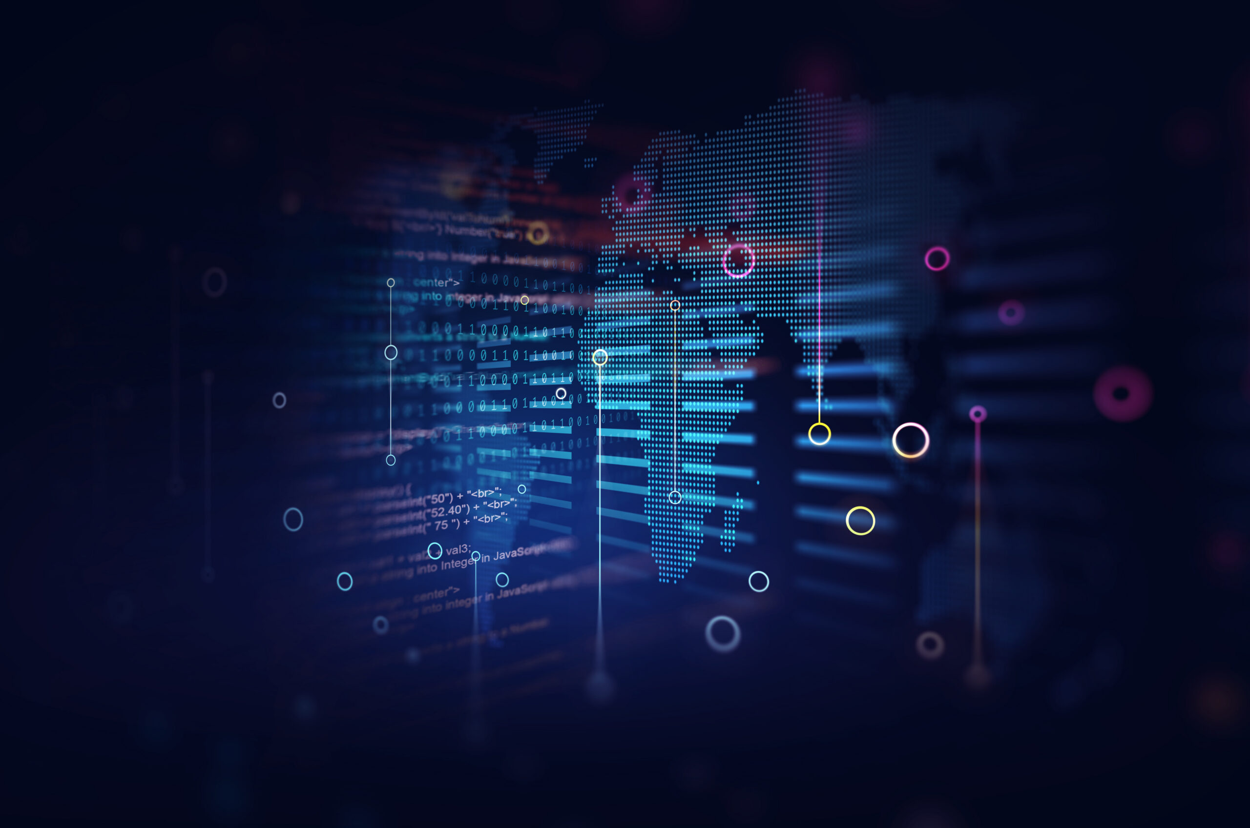 technologie de codage de programmation developpeur de logiciels et script informatique analyse et visualisation de donnees