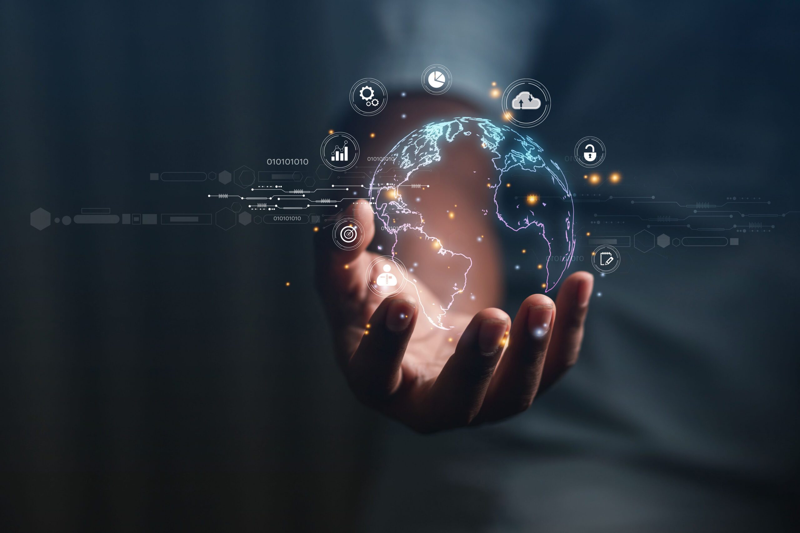 concept 2022 les hommes d affaires montrent l avenir du metaverse technologique du big data grace a la mise en reseau